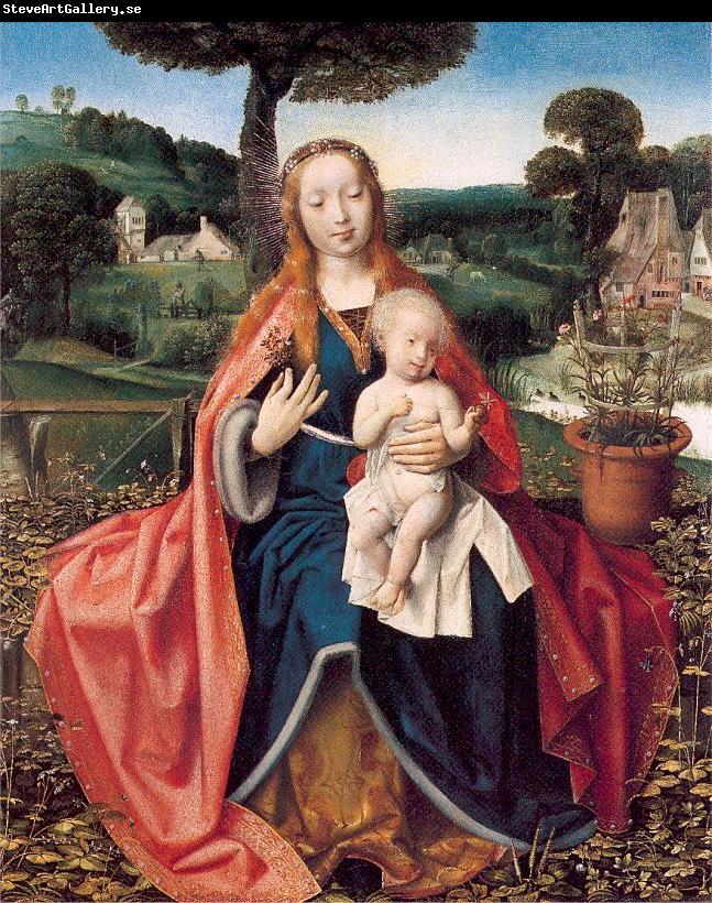 PROVOST, Jan The Virgin and Child in a Landscape